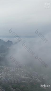 烟雨桂林风光航拍